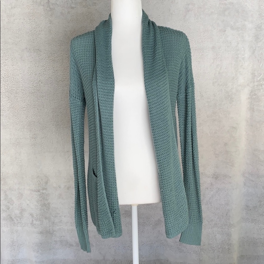 Turquoise cardigan